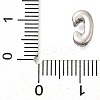304 Stainless Steel Slide Charms STAS-B075-37P-C-3