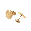Ion Plating(IP) 304 Stainless Steel Earrings for Women STAS-S125-05G-2