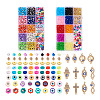 DIY Evil Eye Jewelry Making Finding Kit DIY-TA0003-71-2