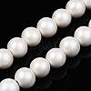 Painted Natural Wood Beads Strands WOOD-S053-58K-1