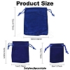 18Pcs 3 Styles Rectangle Velvet Drawstring Pouches TP-FS0001-04B-4