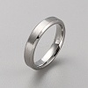 201 Stainless Steel Simple Plain Band Ring for Women RJEW-WH0015-06B-1