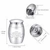 Column Alloy Cremation Urn AJEW-CN0002-08D-2