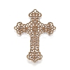 Brass Filigree Joiners Links LS-KK-G368-02AB-1