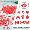 182Pcs 100G Transparent Acrylic Beads OACR-TA0003-66D-5