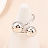 Brass Cuff Rings for Women RJEW-Z113-18P-5