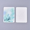 Cardboard Earring Display Cards CDIS-WH0013-05F-1