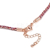 2.5MM Round Nylon Cotton Cord Necklace Making NJEW-C106-01RG-05-3