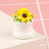Miniature Resin Flower Pot PW-WG1A161-02-1
