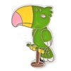 Bird Platinum Alloy Enamel Brooches JEWB-I035-08P-05-1