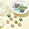 20Pcs 5 Colors Transparent Resin European Rondelle Beads RPDL-YW0001-13A-4
