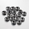 Tibetan Style Alloy Spacer Beads TIBEB-R011-B-FF-1