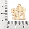 Christmas Theme Alloy Enamel Pendants ENAM-M221-01KCG-06-3