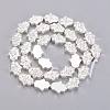 Grade AA Electroplated Non-magnetic Synthetic Hematite Beads Strands G-G780-01S-2