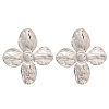 Non-Tarnish 304 Stainless Steel Stud Earrings for Women EJEW-E291-03P-1
