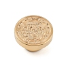 Merry Christmas Wax Seal Brass Stamp Head AJEW-Z031-04G-17-2
