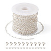 DIY Chain Bracelet Necklace Making Kit DIY-YS0001-43-3