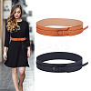 2Pcs 2 Colors PU Leather Chain Belts FIND-GO0001-58-1