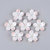 Flower Acrylic Bead Caps X-SACR-T017-51B-1