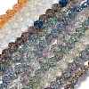 Electroplate Glass Beads Strands EGLA-L040-M-1