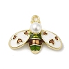 Rack Alloy Enamel Pendants ENAM-Q505-07G-01-1