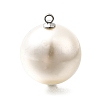 ABS Plastic Imitation Pearl Pendants FIND-H052-01K-01P-1