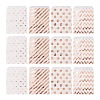 100Pcs 4 Patterns Eco-Friendly Kraft Paper Bags CARB-LS0001-02B-1