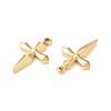 304 Stainless Steel Pendants STAS-A075-17G-3