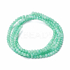 Spray Painted Glass Beads Strands GLAA-A038-A-43-2