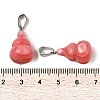 Dyed Synthetic Rhodochrosite Pendants G-B127-03P-05-4