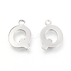 Non-Tarnish 201 Stainless Steel Charms STAS-C021-06P-Q-2