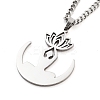 Non-Tarnish 304 Stainless Steel Pendant Necklaces LS-NJEW-P306-05P-1