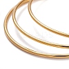 3Pcs Women's Simple Fashion PVD Vacuum Plating 201 Stainless Steel Stackable Bangles BJEW-O182-11G-1-3