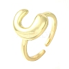 Rack Plating Brass Open Cuff Rings RJEW-S394-01G-C-2