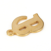 201 Stainless Steel Pendants STAS-L244-04B-G-3