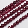 Natural Malaysia Jade Bead Strands G-A147-8mm-A09-3