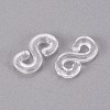 (Clearance Sale)Plastic Hook and S-Hook Clasps KY-WH0018-05-1