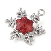 Alloy with Rhinestone Pendants ALRI-U001-02D-02-2