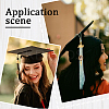 Oval & Wing Alloy 2025 Graduation Cap Chain HJEW-SP00007-5