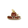 West Cowboy Brass Enamel Pendants KK-A268-04C-G-1