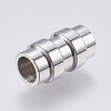 Tarnish Resistant 304 Stainless Steel Magnetic Clasps with Glue-in Ends LS-STAS-F139-078P-2