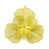Spray Printed 430 Stainless Steel Big Pendants STAS-P359-02C-1