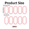 10Pcs Alloy Spring Gate Rings FIND-TA0009-25D-3