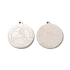 Non-Tarnish 304 Stainless Steel Pendants LS-STAS-A074-03J-P-1
