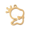 304 Stainless Steel Pendants STAS-F326-13G-1