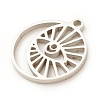 Non-Tarnish 201 Stainless Steel Pendants STAS-G258-09P-3