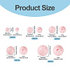 100Pcs 5 Styles Opaque Acrylic Beads MACR-TADJ0001-12G-4