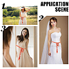 1Pc Handmade Weaving Cotton Tassel Waist Belts for Women Ladies Dress AJEW-CP0010-51B-5