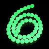 Synthetic Luminous Stone Beads Strands G-L582-01B-4