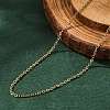 304 Stainless Steel Necklace LS-MAK-F033-01G-1